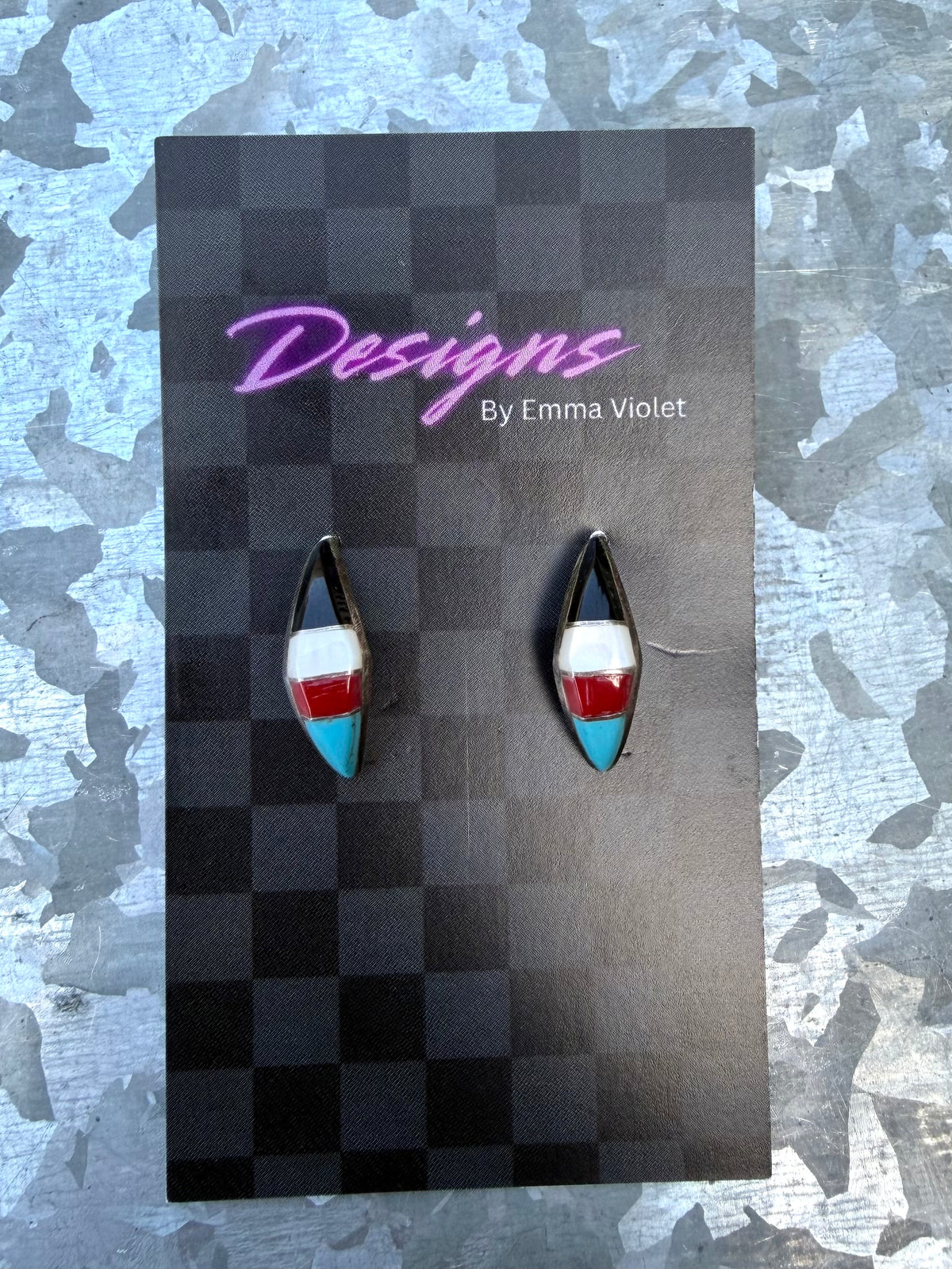 Vintage Inlay Studs