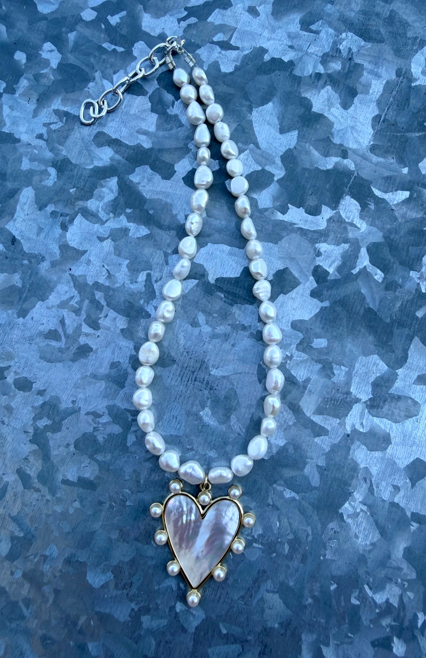 Mother of Pearls with Mother of Pearl Heart
