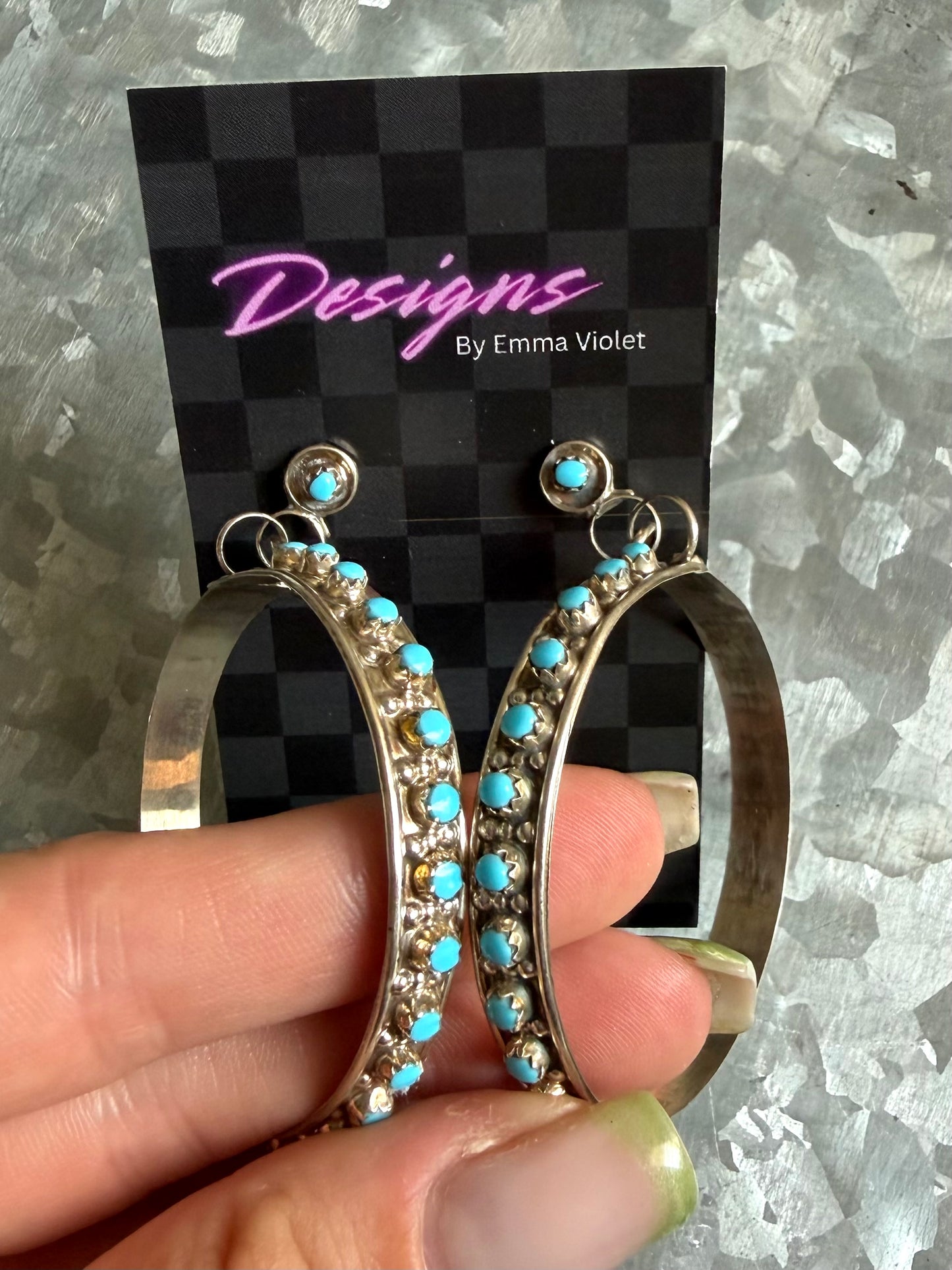Turquoise Post Dangles