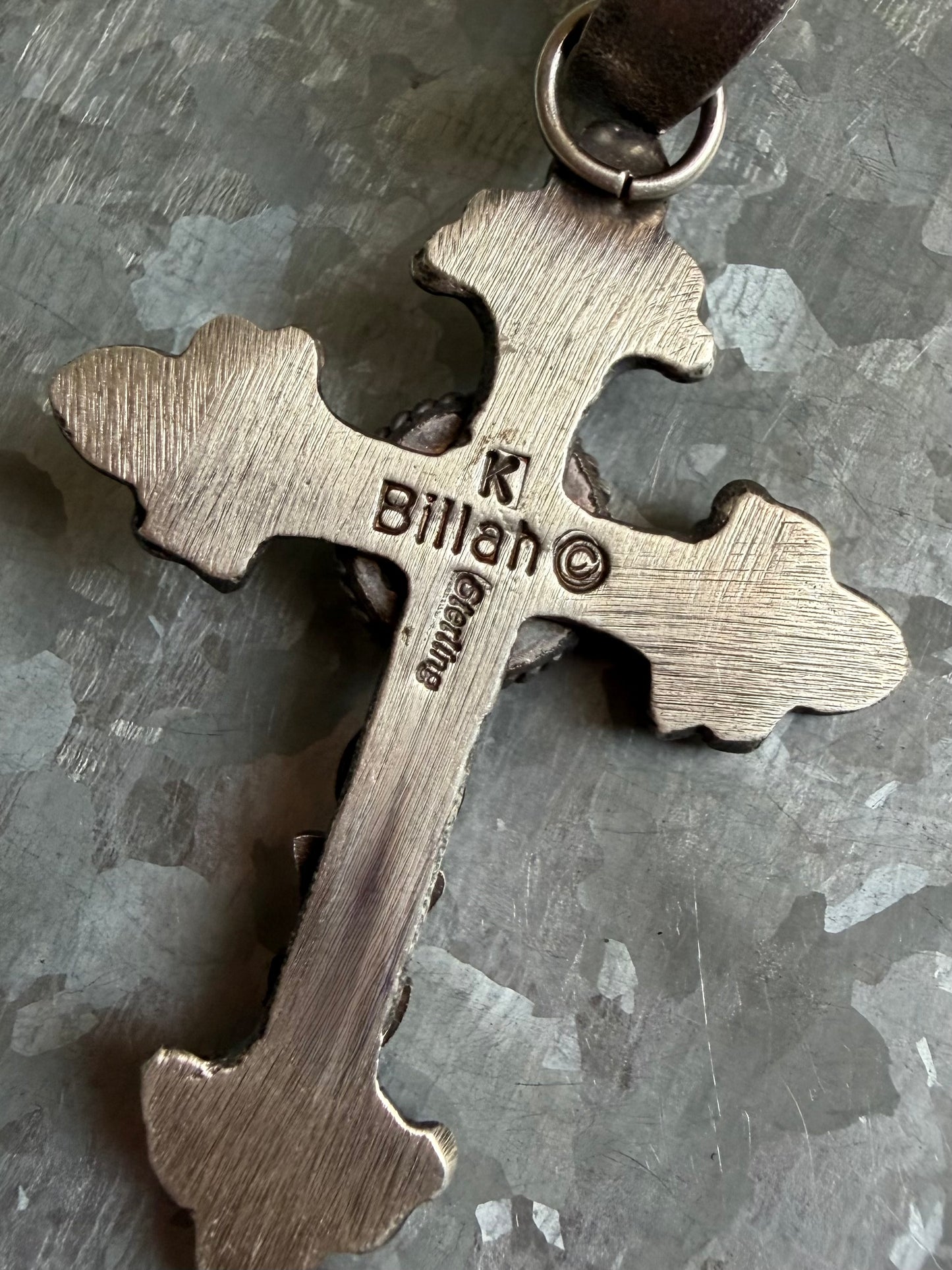 Sonoran Gold Sand Cast Cross Pendant