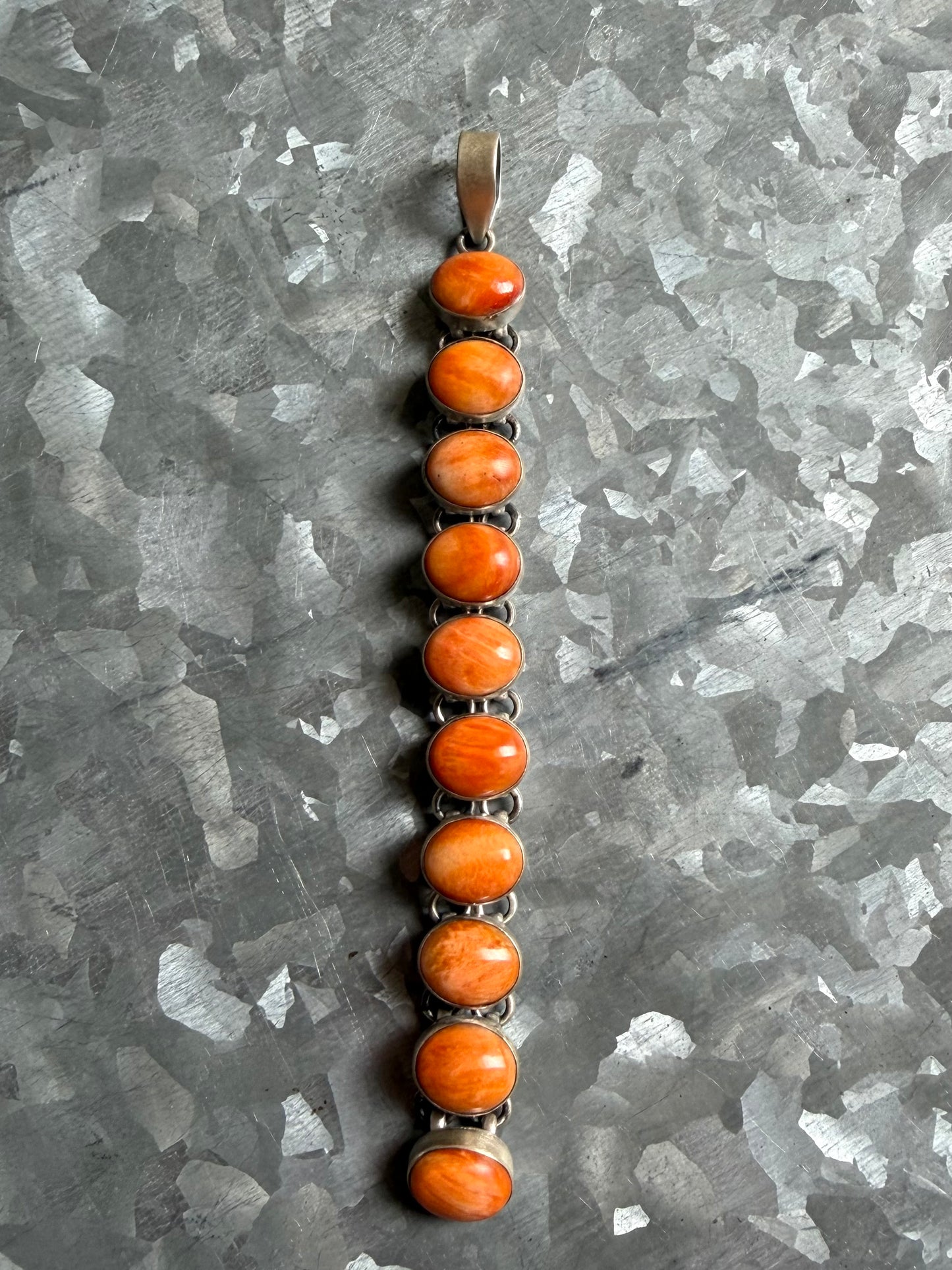 Orange Spiny Pendant