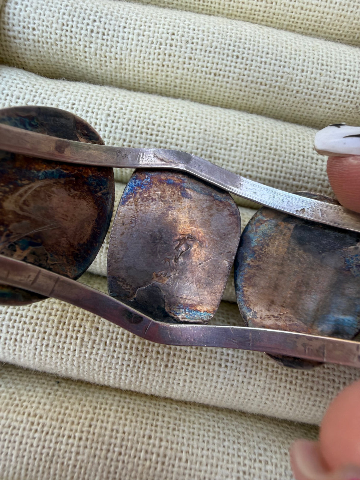 Vintage Three Stone Kingman Cuff
