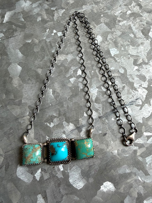 Turquoise Three Stone Bar