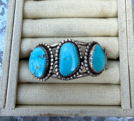 Vintage Three Stone Kingman Cuff
