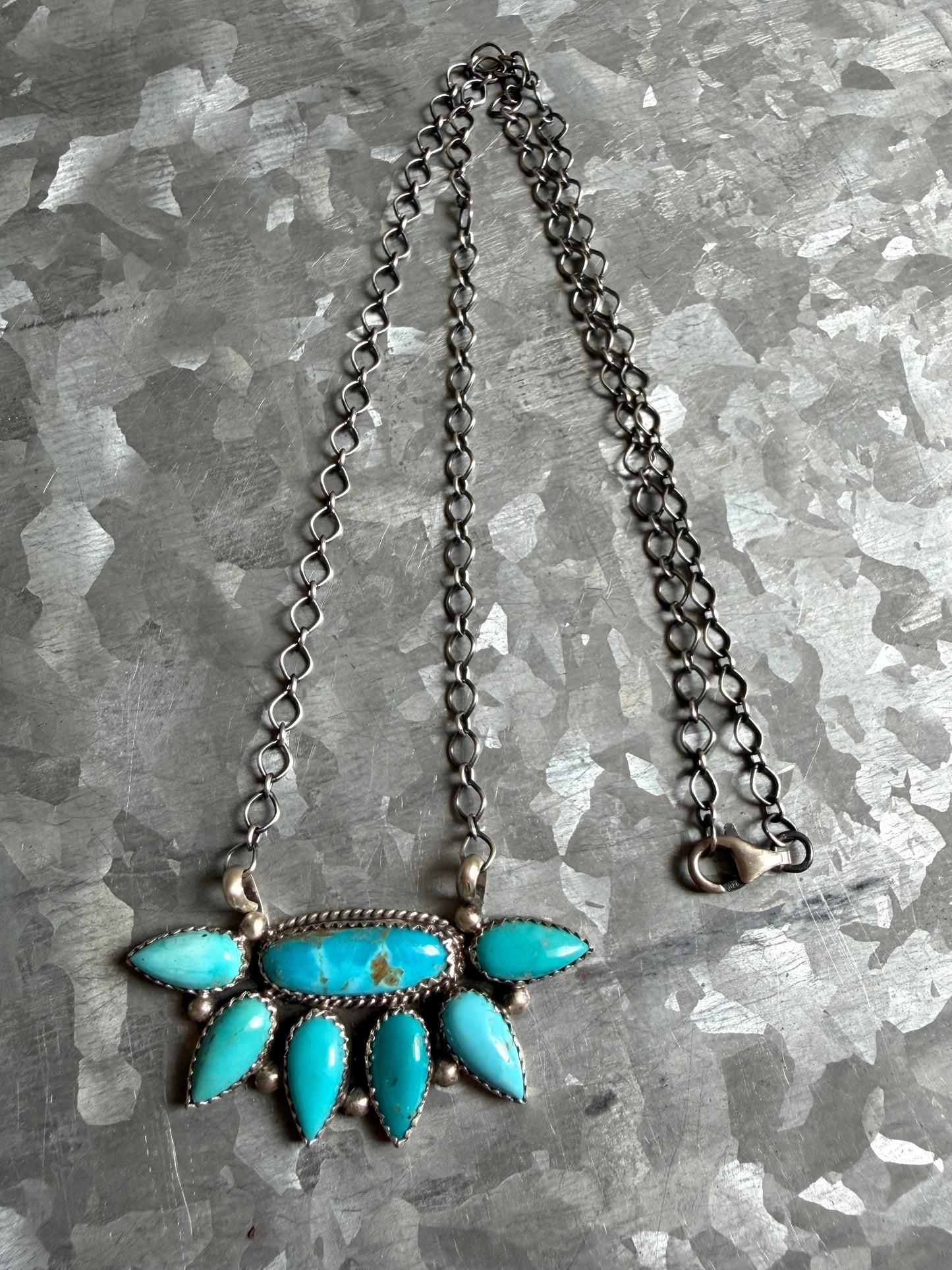 Turquoise Half Cluster
