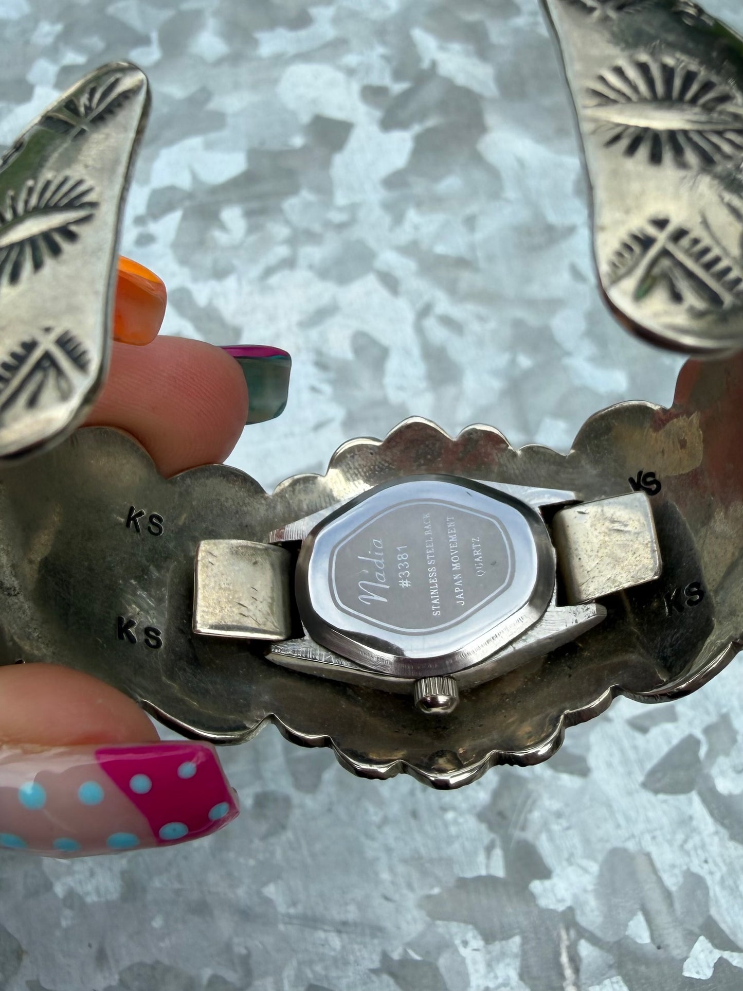All Silver Watch Cuff