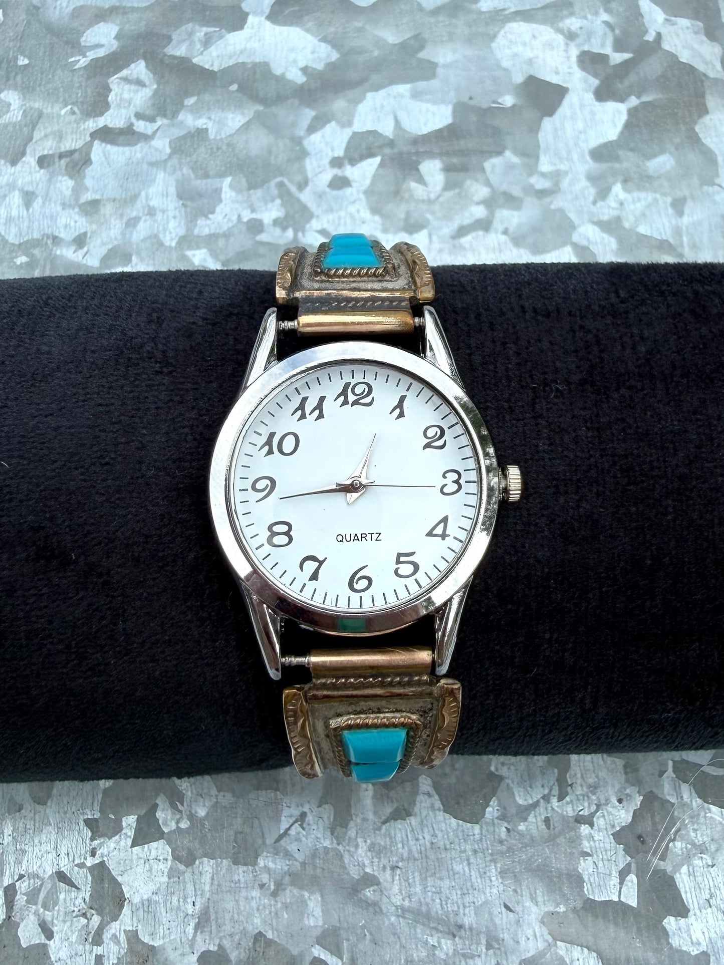 Mix Metal with Turquoise Watch