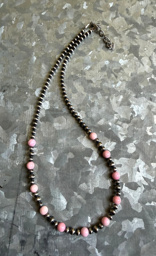 Pink Conch & Pearls
