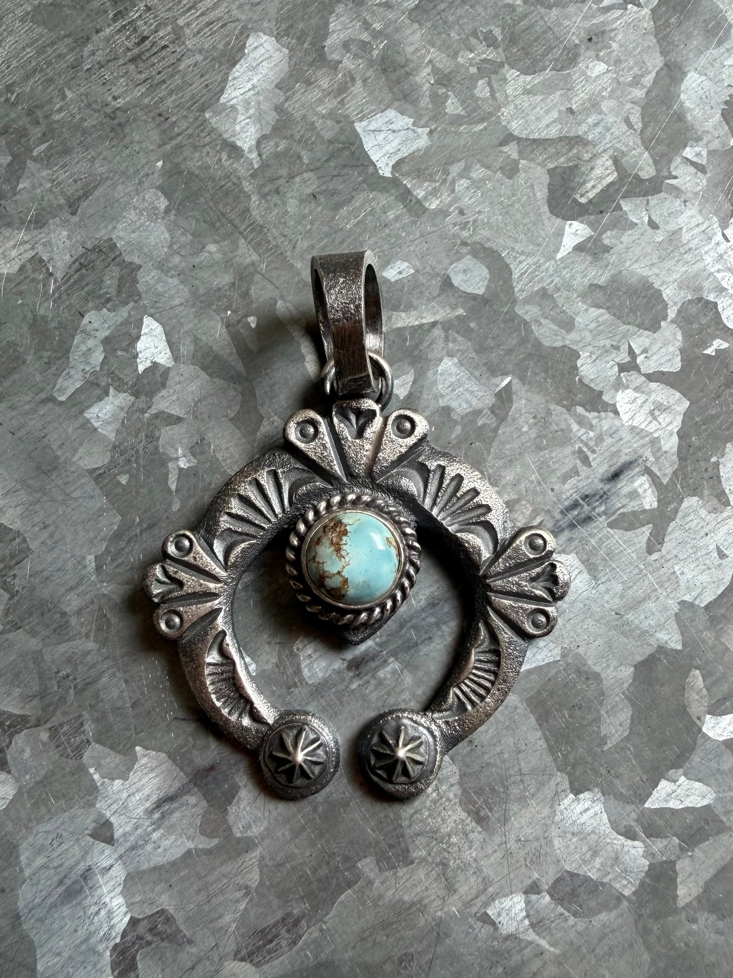 Sand Cast Golden Hills Pendant