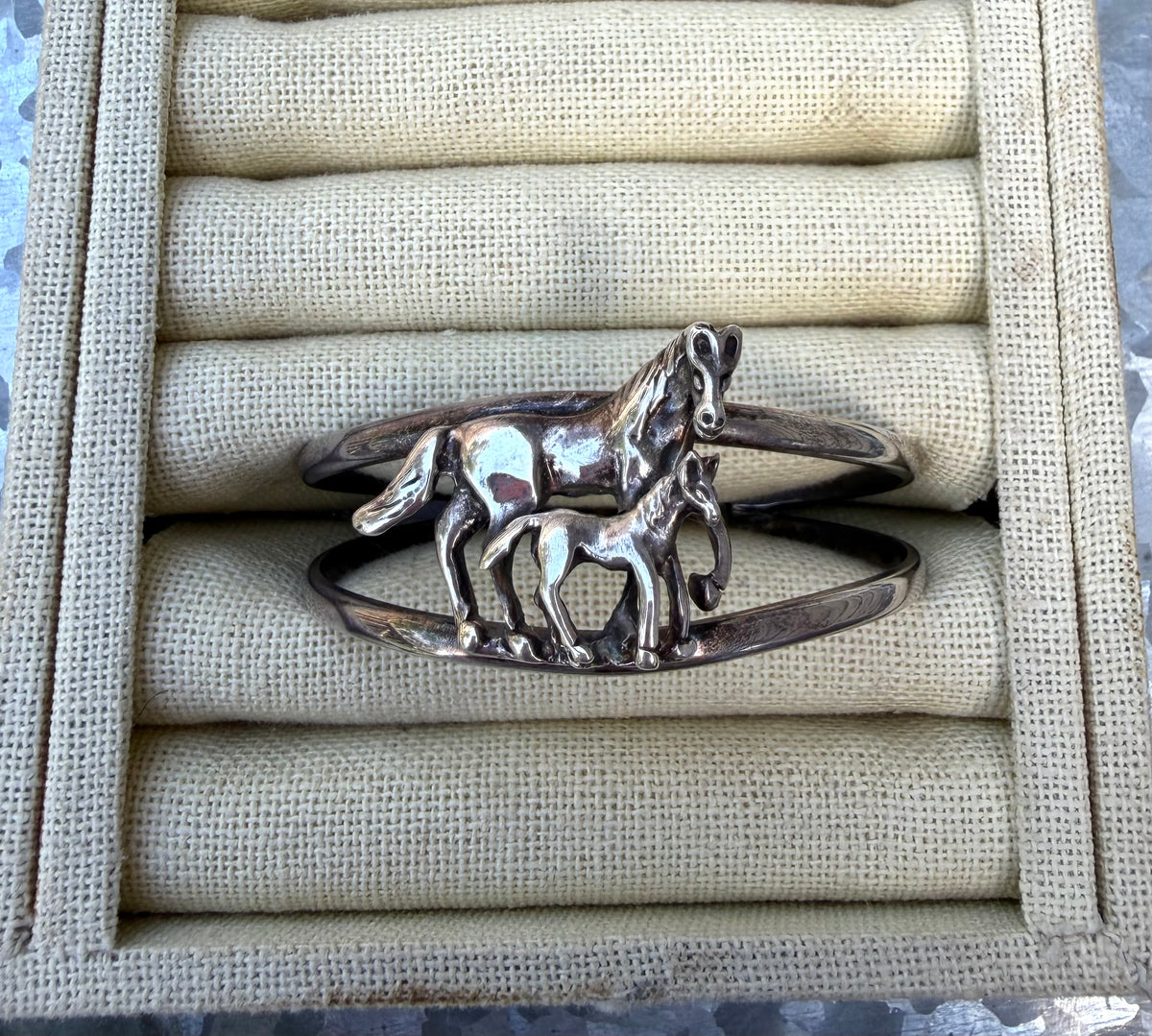 Vintage Horse Cuff