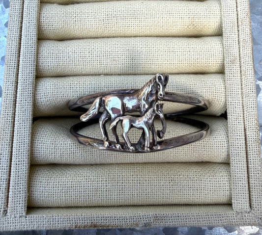 Vintage Horse Cuff