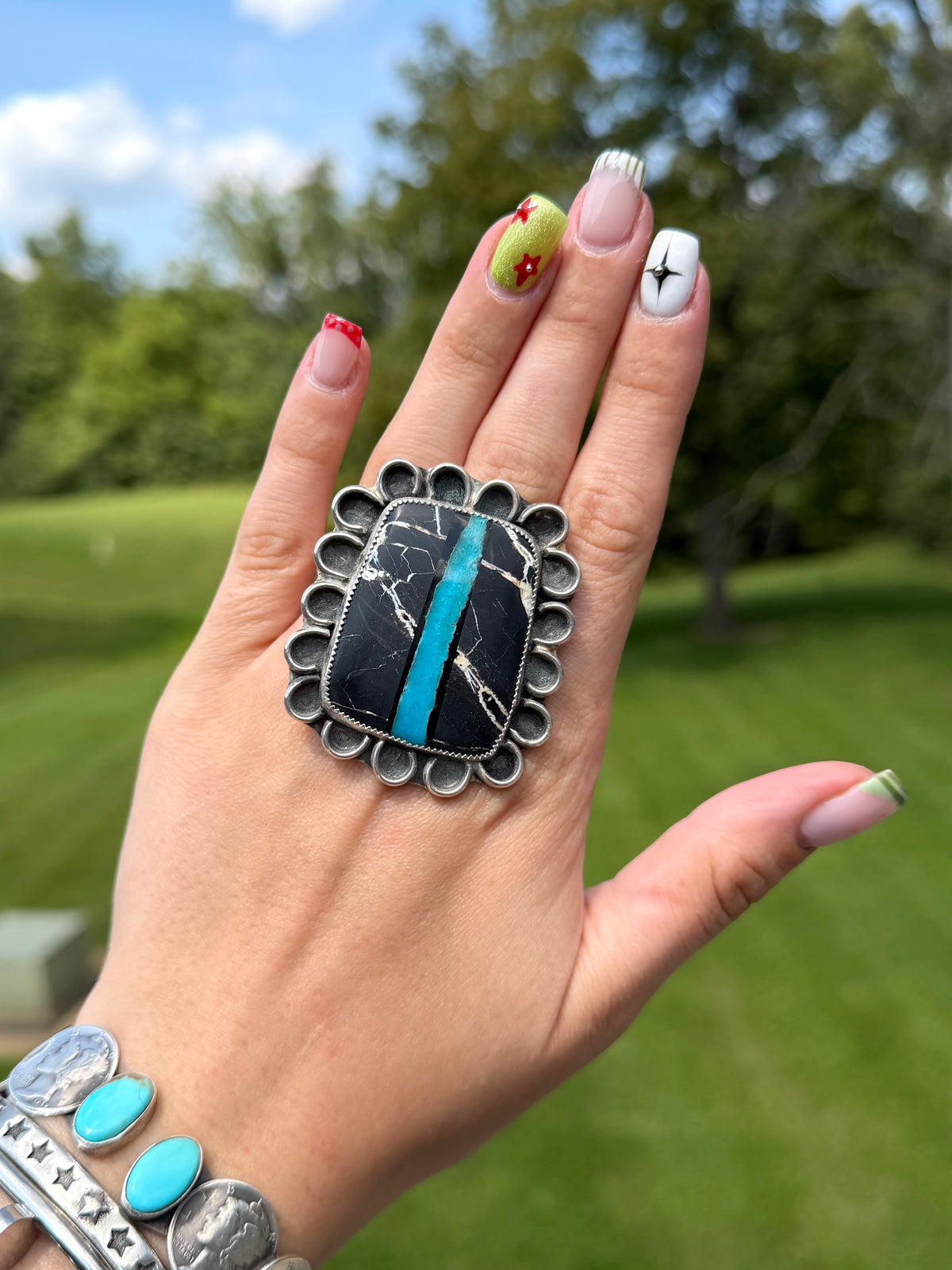 Buffalo Jack Statement Ring, adjustable